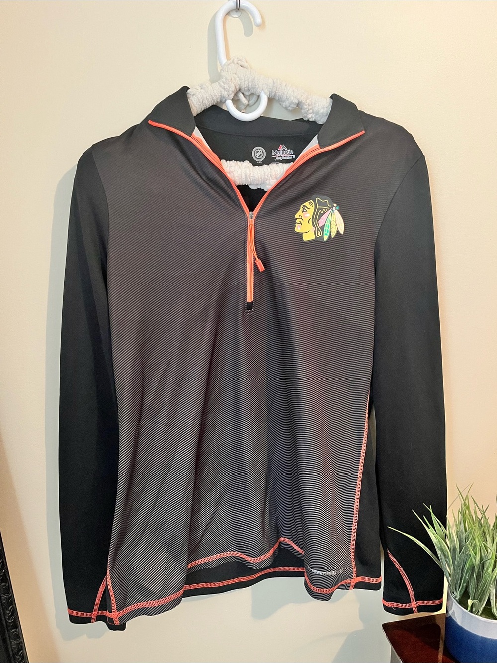 Majestic NHL Chicago Blackhawks Quarter Zip